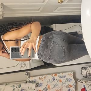 Forever 21 Los Angeles gray ripped skinny jeans size 24/0